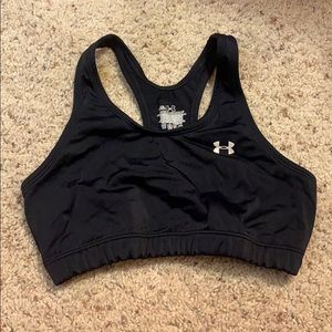 UA Under Armour black sports bra / swim top size S